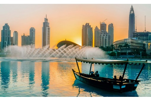 Paseo por el lago de la fuente de Dubai / desde US$ 29
